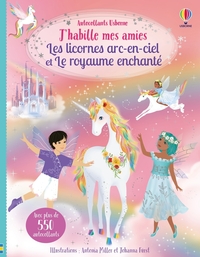 Picture of J'habille mes amies Les licornes arc-en-ciel et le royaume enchanté (volume double) - dès 5 ans