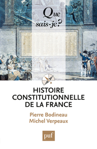 Picture of histoire constitutionnelle de la france (4ed) qsj 3547.