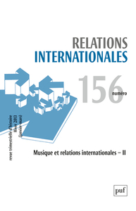 Image de Relations internationales 2013, n° 156