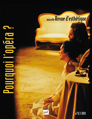Picture of Nouvelle revue d'esthétique 2013, n° 12