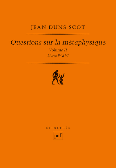 Picture of Questions sur la métaphysique, II (Livres IV à VI)