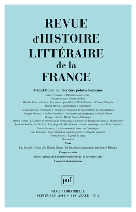 Picture of RHLF 2014, n° 3
