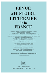 Picture of RHLF 2015, n° 3