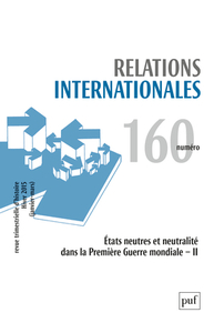 Image de Relations internationales 2014, n° 160