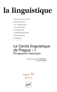 Picture of linguistique 2014, vol. 50 (1)