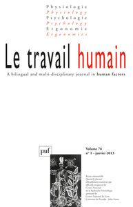 Image de travail humain 2013, vol. 76 (1)