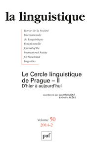 Picture of linguistique 2014, vol. 50 (2)