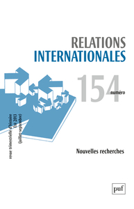 Image de Relations internationales 2013, n° 154