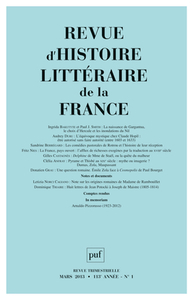Image de RHLF 2013, n° 1