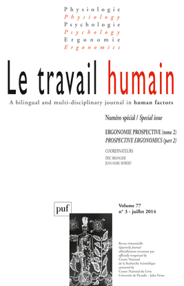 Image de travail humain 2014, vol. 77 (3)