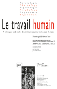 Image de travail humain 2014, vol. 77 (3)