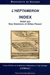 Image de Index de l'"Heptaméron" de Marguerite de Navarre - éd. M. François, Classiques Garnier, 1996