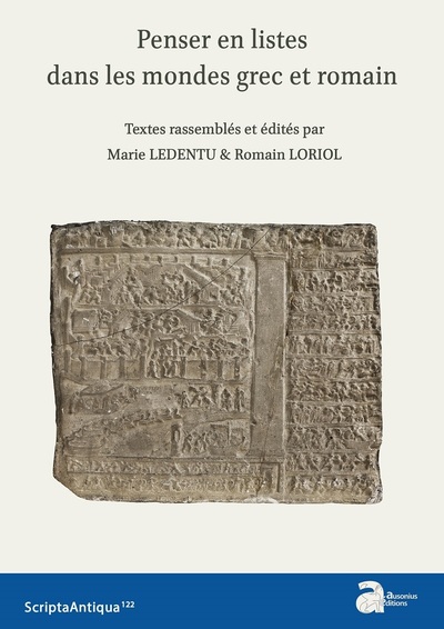 Picture of Penser en listes dans les mondes grec dans l'épopée et l'historiographie latines