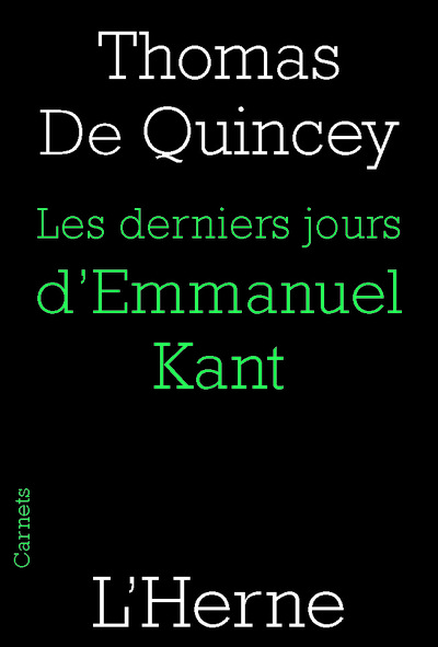 Picture of LES DERNIERS JOURS D'EMMANUEL KANT