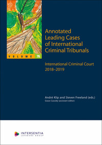 Picture of Annotated Leading Cases of International Criminal Tribunals - International Criminal Cou - 76
