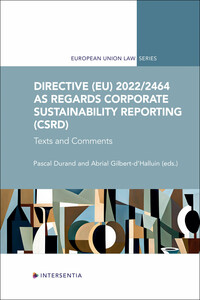 Picture of Directive (EU) 2022/2464 as regards Corporate Sustainability Reporting (CSRD) - Texts and Comments