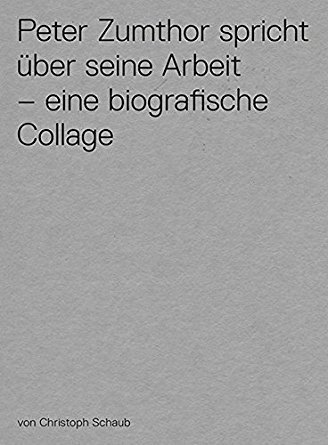 Picture of Peter Zumthor spricht Uber seine Arbeit DVD /allemand