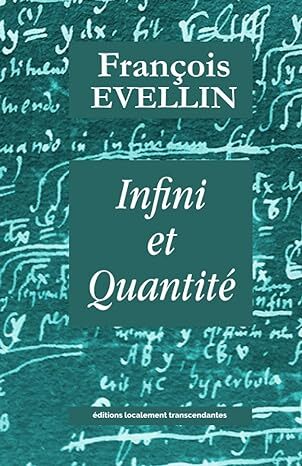 Picture of Infini et Quantité