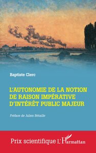 Picture of L'autonomie de la notion de raison impérative d'intérêt public majeur