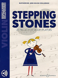 Image de HUGH COLLEDGE  : STEPPING STONES - VIOLON - RECUEIL + ENREGISTREMENT(S) EN LIGNE