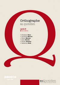 Picture of ORTHOGRAPHE AU QUOTIDIEN - CYCLE 3