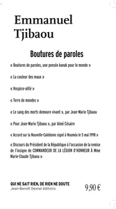 Image de Bouture de paroles