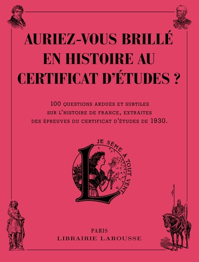 Picture of Auriez-vous brillé en histoire au certificat d'études ?