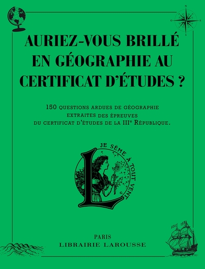 Picture of Auriez-vous brillé en géographie au certificat d'études ?