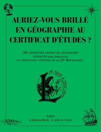 Picture of Auriez-vous brillé en géographie au certificat d'études ?