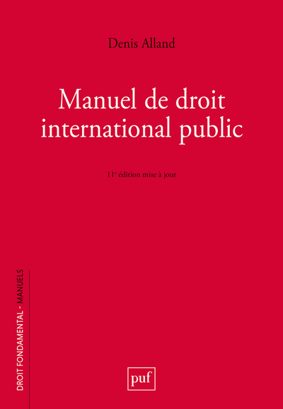 Image de Manuel de droit international public