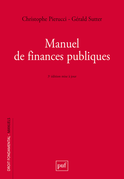 Picture of Manuel de finances publiques
