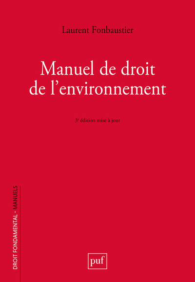 Picture of Manuel de droit de l'environnement