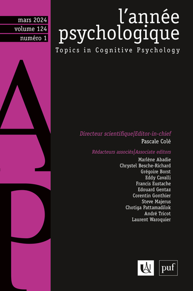 Image de L'Année Psychologique 2024-1
