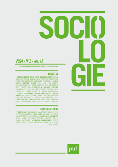 Image de SOCIOLOGIE 2024, N.2