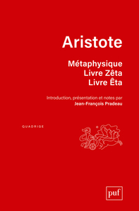 Image de Métaphysique. Livre Zêta. Livre Êta