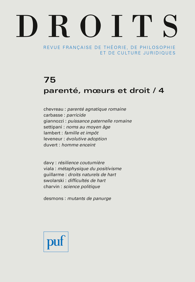 Image de Droits 2022, n° 75