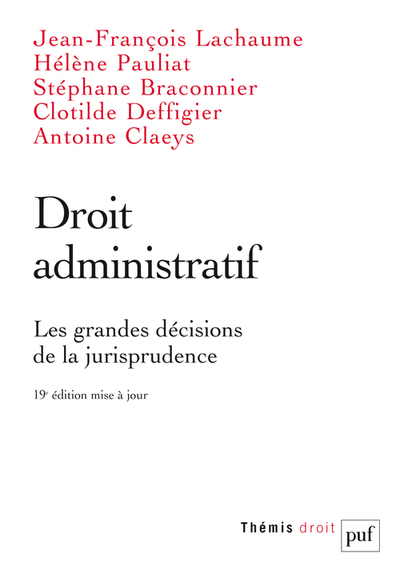 Image de Droit administratif. Les grandes décisions de la jurisprudence