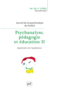 Picture of JOURNAL DE LA PSYCHANALYSE DE L'ENFANT 2025-1