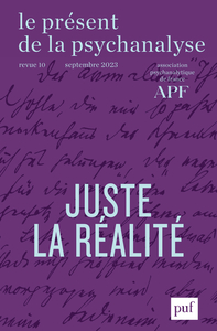 Picture of Le present de la psychanalyse, vol. 10 (2023-2)