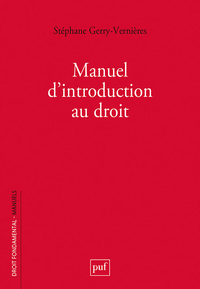 Picture of Manuel d'introduction au droit