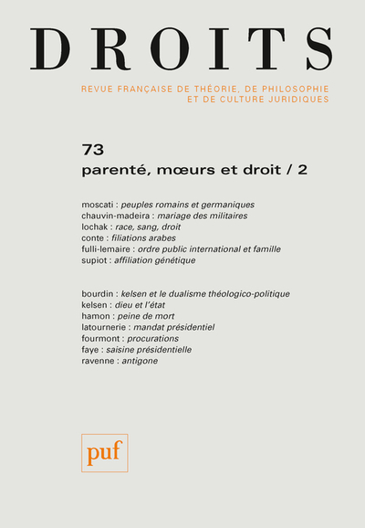 Image de Droits 2021, n° 73