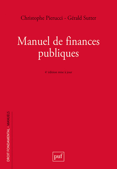 Picture of Manuel de finances publiques