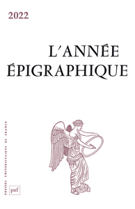 Picture of L'Année épigraphique, vol. 2022