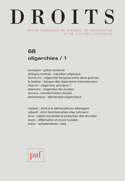 Picture of Droits 2018, n.68