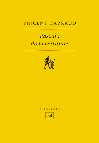 Picture of Pascal : de la certitude