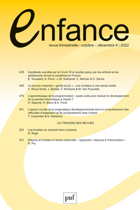 Picture of Enfance 2022, n.74(4)