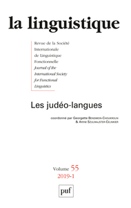 Picture of linguistique 2019, vol. 55 (1)