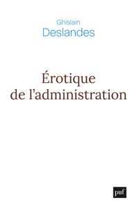 Picture of Érotique de l'administration