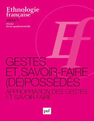 Image de Ethnologie française 2022, n° 1