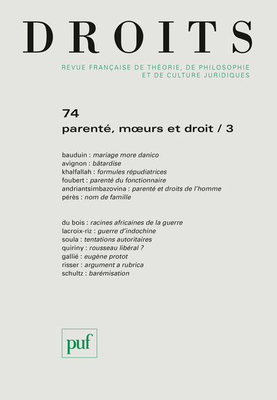 Image de Droits 2021, n.74